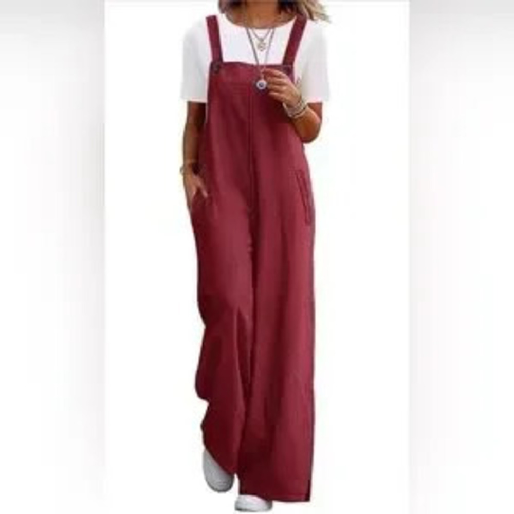 Casual Corduroy Overalls